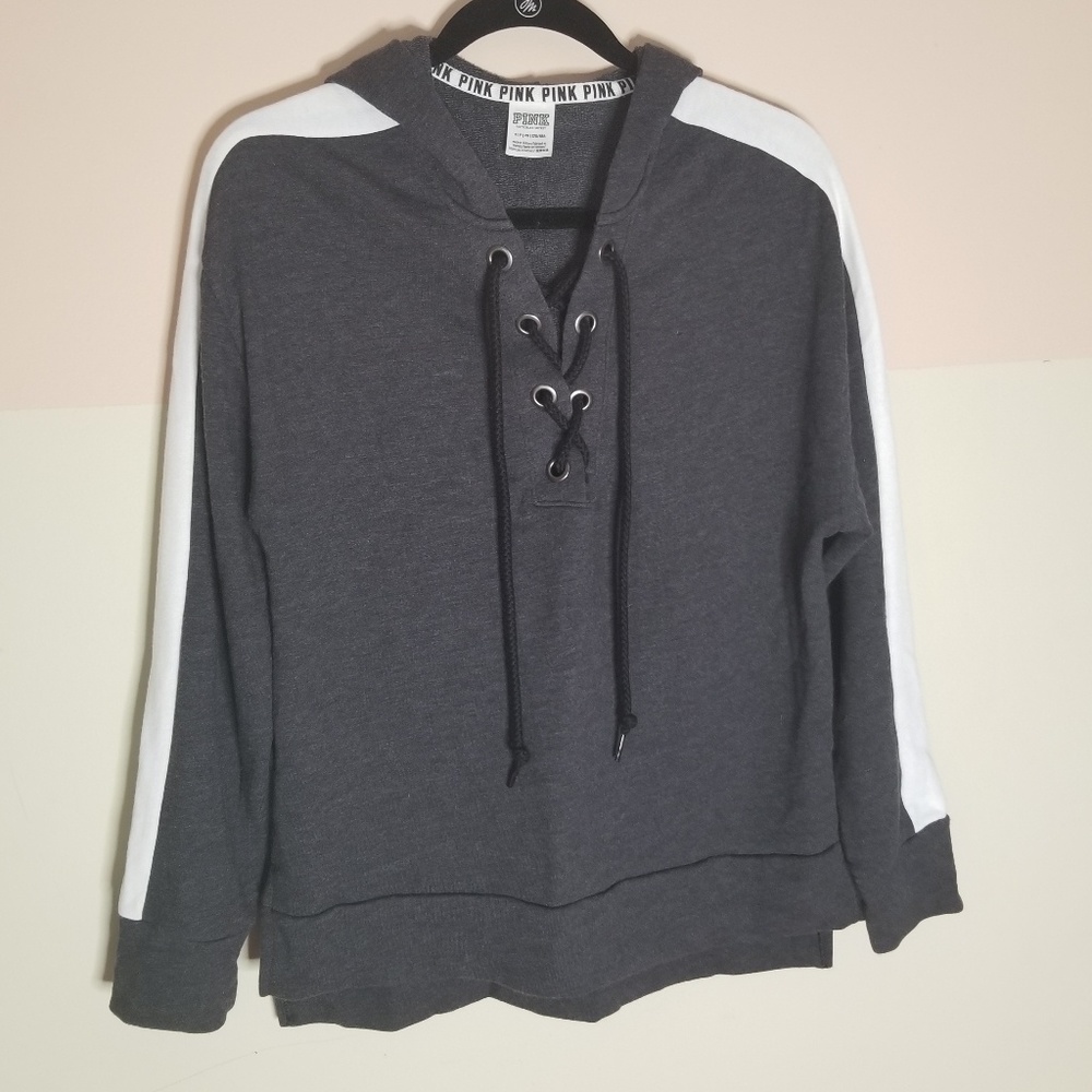 Pink Victoria  Secret sweatshirt-sz. S - Picture 3 of 7